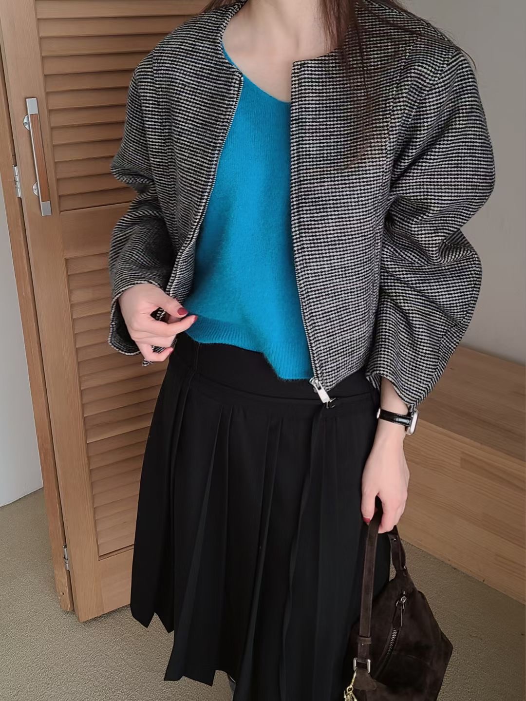 BRING東大門實拍女士新款人氣熱賣職業25秋冬時尚休閑夾克BRING夾克