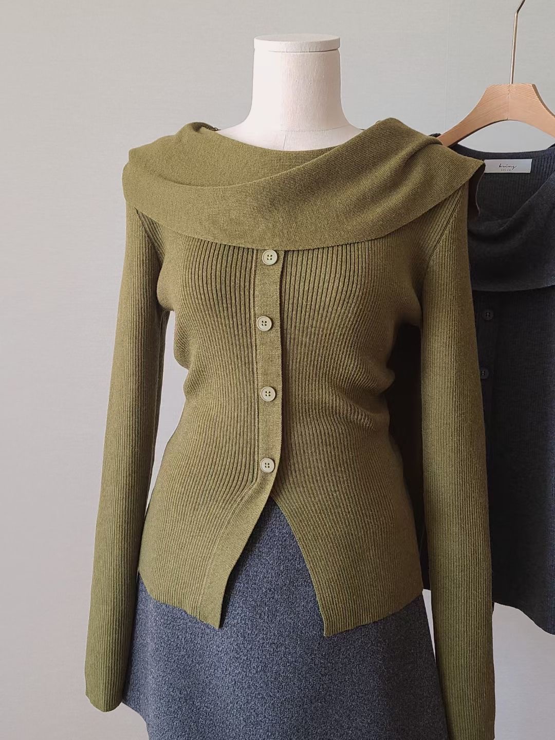 BRING韓國代購女裝新品熱賣人氣推薦休閑職業時尚25秋冬針織衫BRING針織衫圖色1