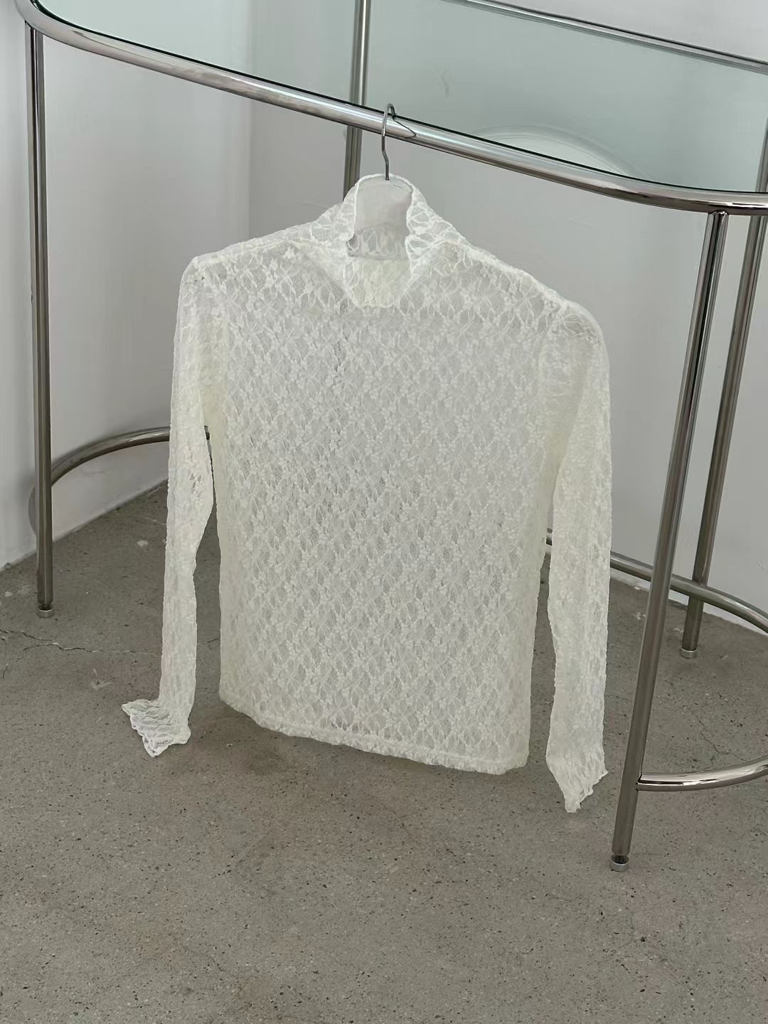 RARASHOW東大門實拍女裝新款25秋冬休閑時尚熱賣推薦長袖T恤RARASHOW長袖T恤圖色1