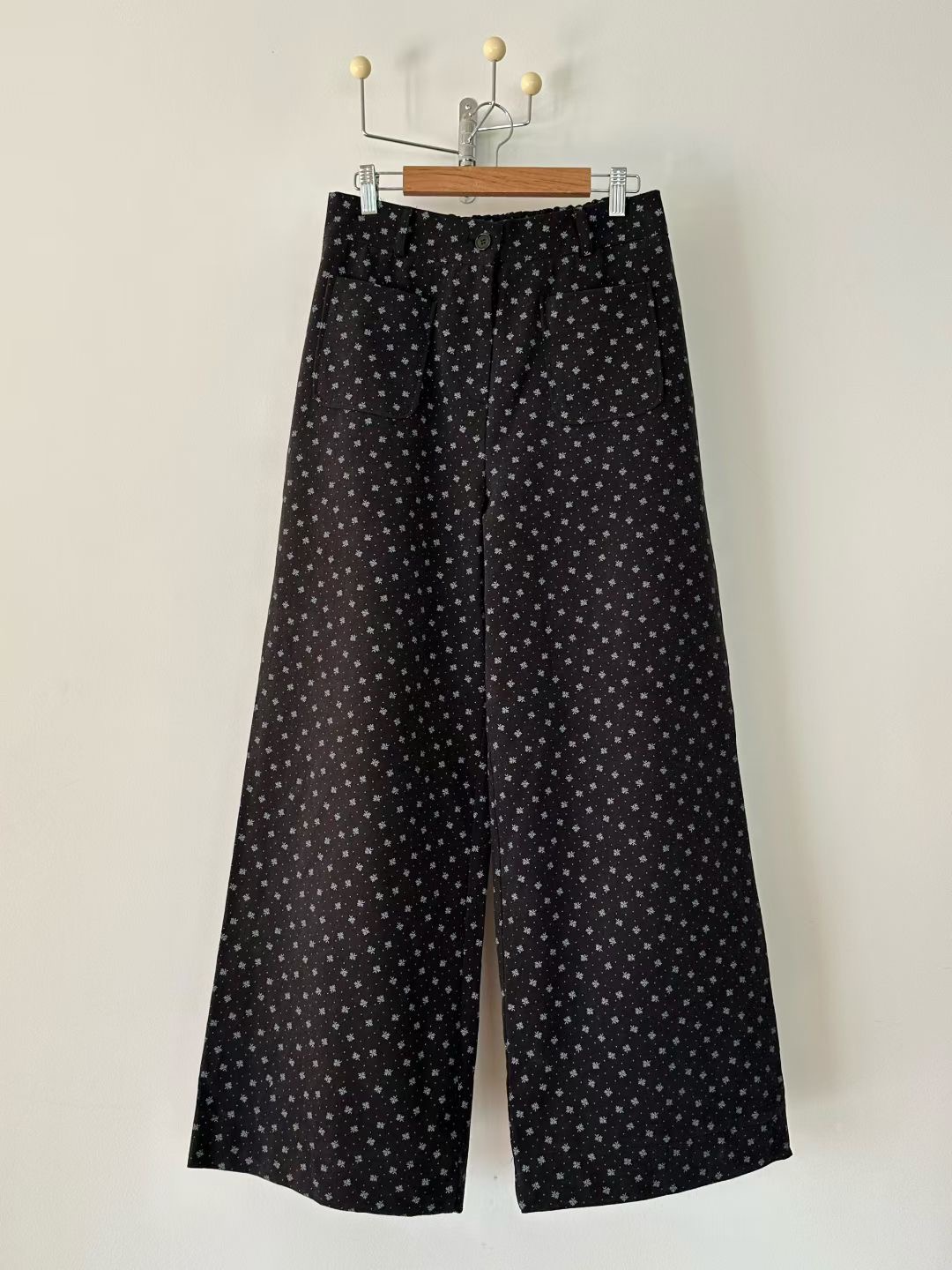 RARASHOW東大門直郵女裝新款推薦時尚職業休閑褲口袋流蘇RARASHOW休閑褲圖色1