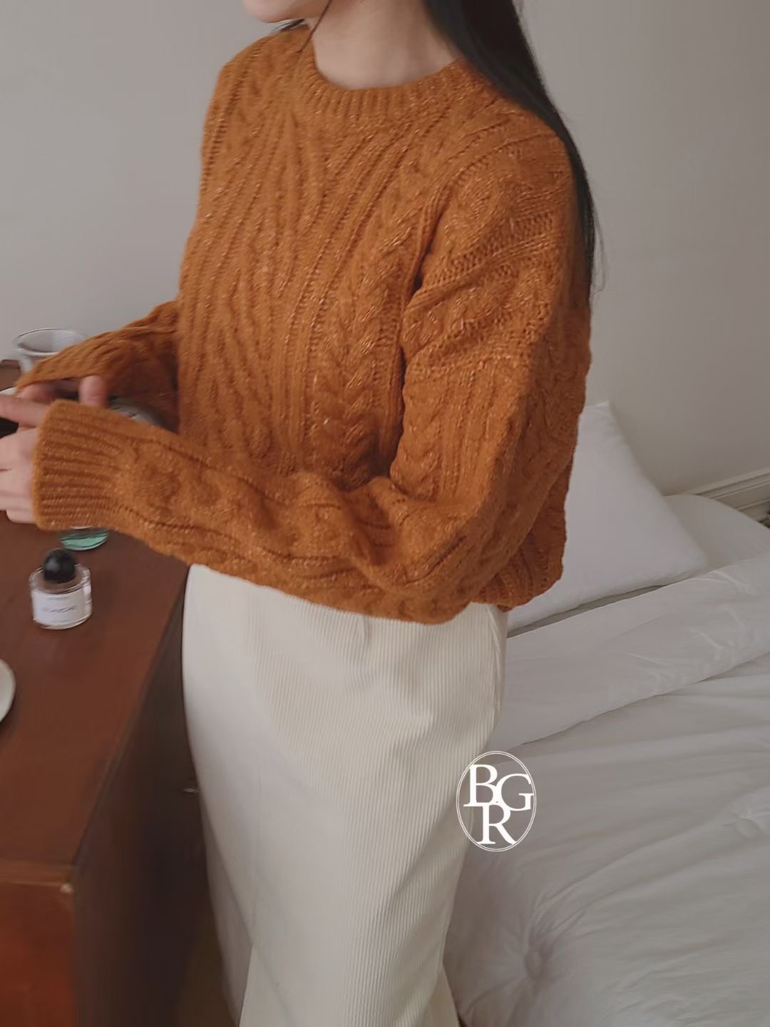BRING韓國代購女士新品熱賣25秋冬休閑推薦時尚人氣針織衫BRING針織衫