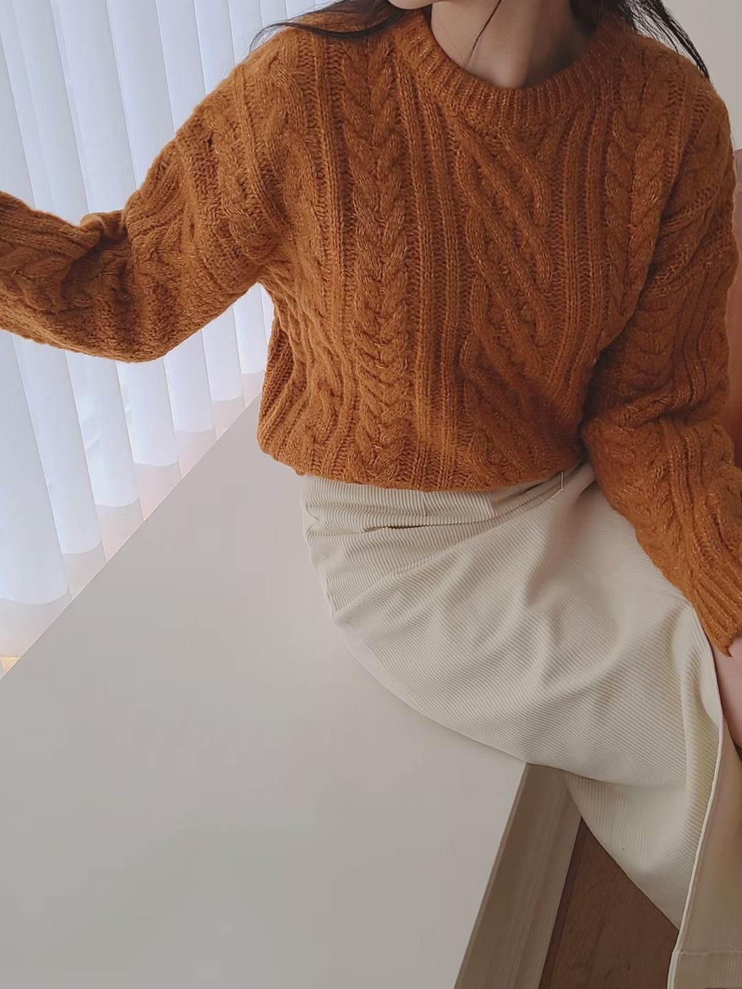 BRING韓國代購女士新品熱賣25秋冬休閑推薦時尚人氣針織衫BRING針織衫