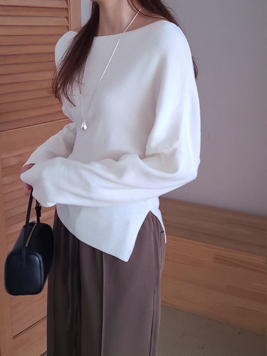 BRING東大門直郵女士新款職業休閑人氣時尚25秋冬推薦針織衫BRING針織衫