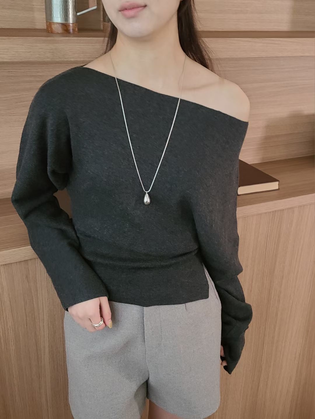 BRING東大門直郵女士新款職業休閑人氣時尚25秋冬推薦針織衫BRING針織衫圖色1