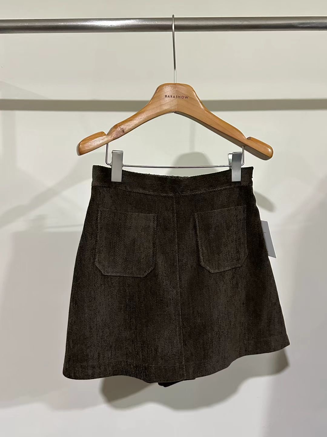 RARASHOW韓國直郵女裝新品25秋冬時尚推薦休閑裙褲雙口袋RARASHOW裙褲圖色2