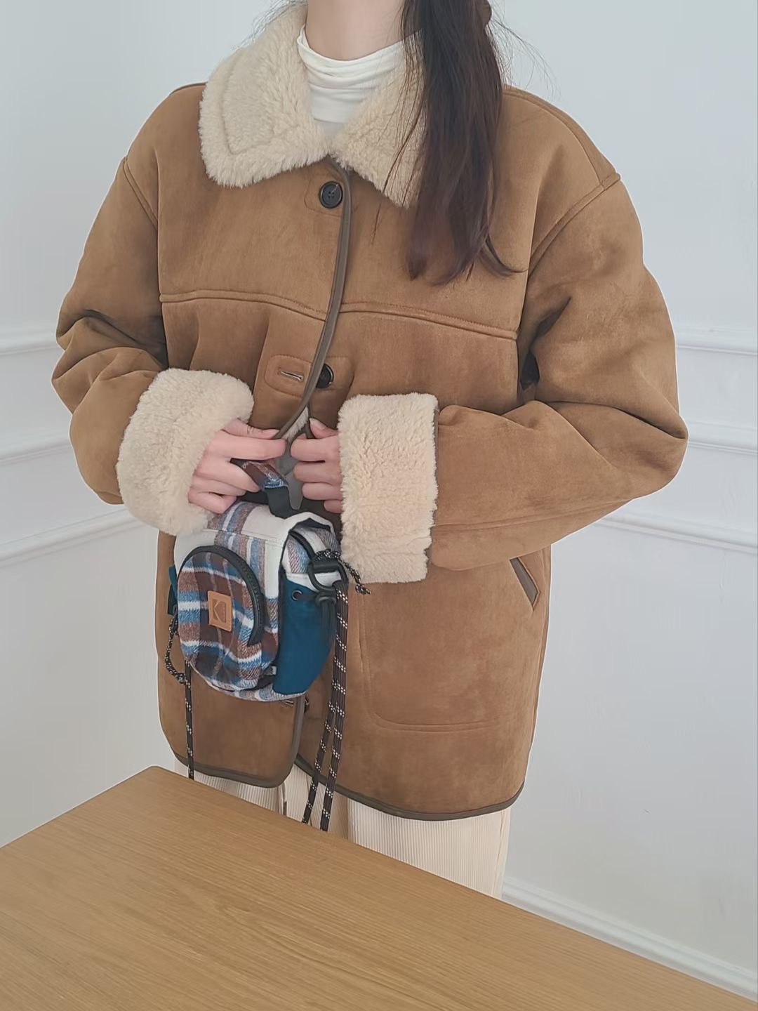 BRING東大門實拍女士新品推薦25秋冬職業時尚休閑人氣夾克BRING夾克圖色2