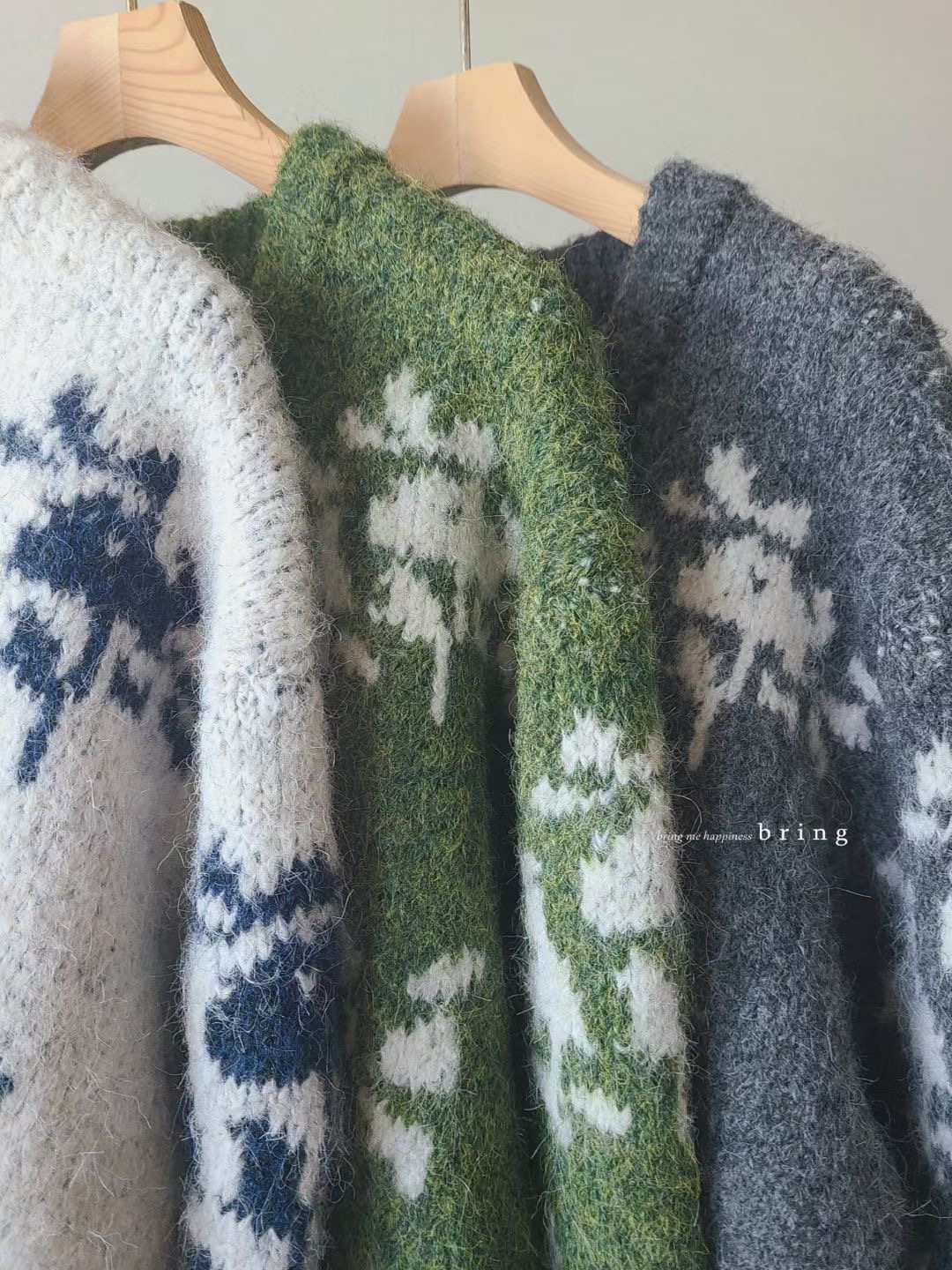 BRING東大門實拍女士新款熱賣時尚人氣推薦25秋冬職業針織衫BRING針織衫