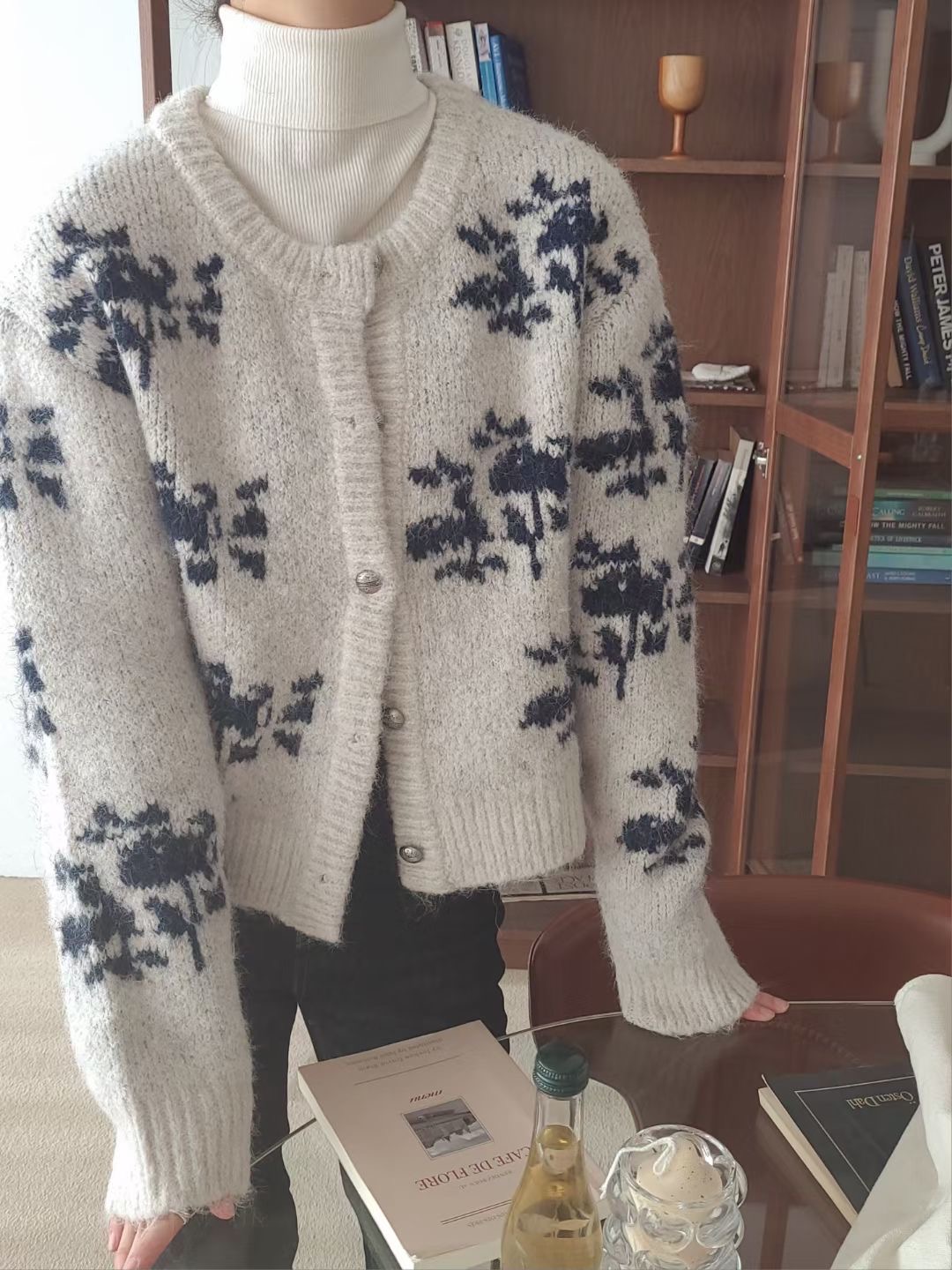 BRING東大門實拍女士新款熱賣時尚人氣推薦25秋冬職業針織衫BRING針織衫圖色1