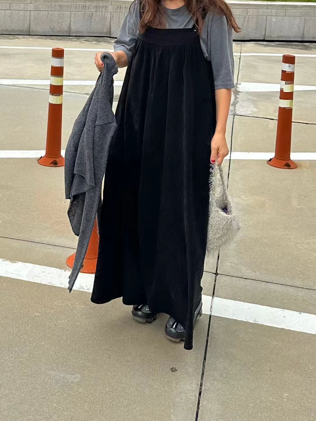 RARASHOW東大門實拍女裝新品時尚職業休閑連衣裙不含內搭RARASHOW連衣裙圖色2