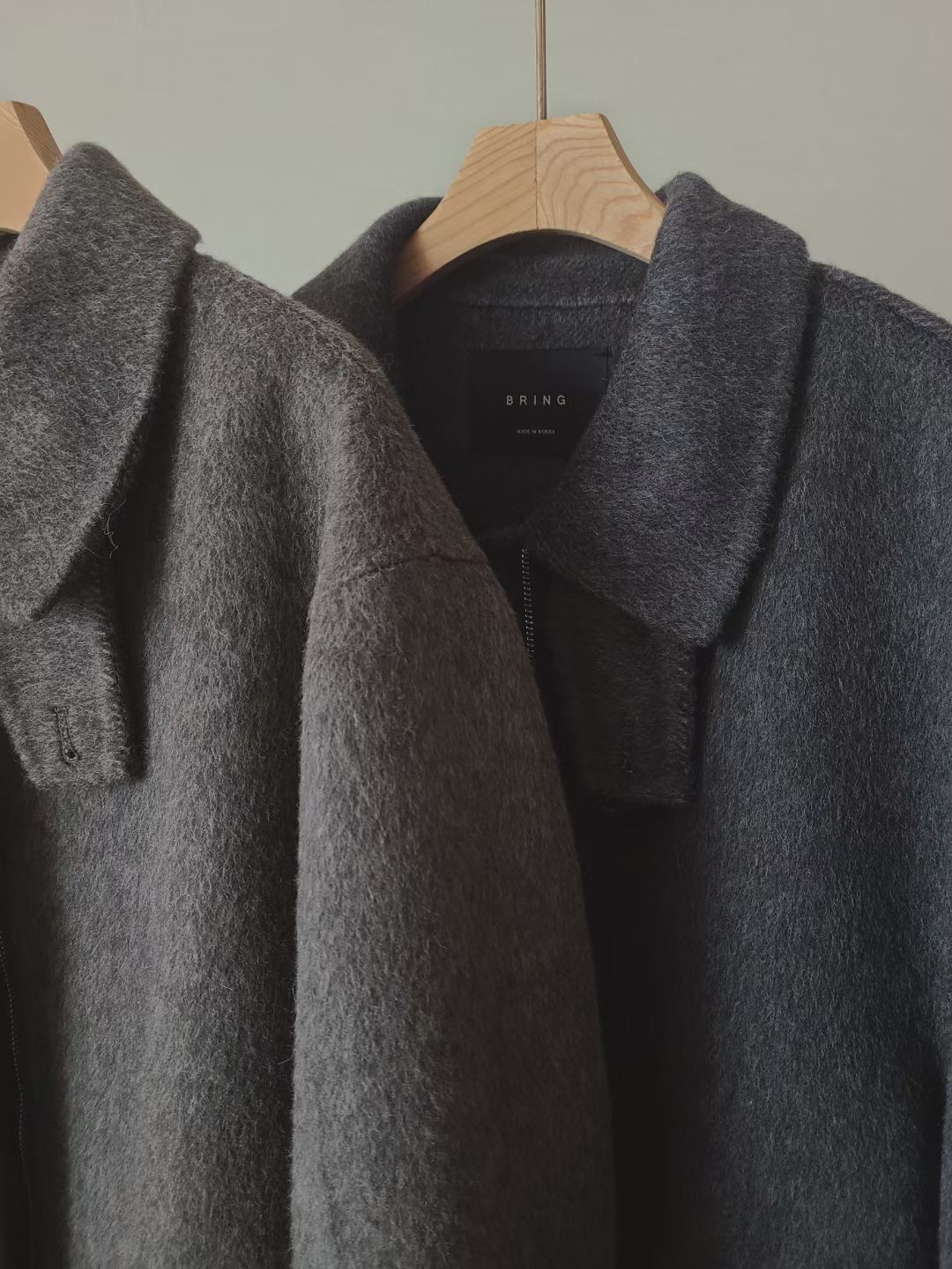 BRING韓國直郵女裝新品熱賣職業時尚人氣推薦25秋冬短款大衣BRING短款大衣