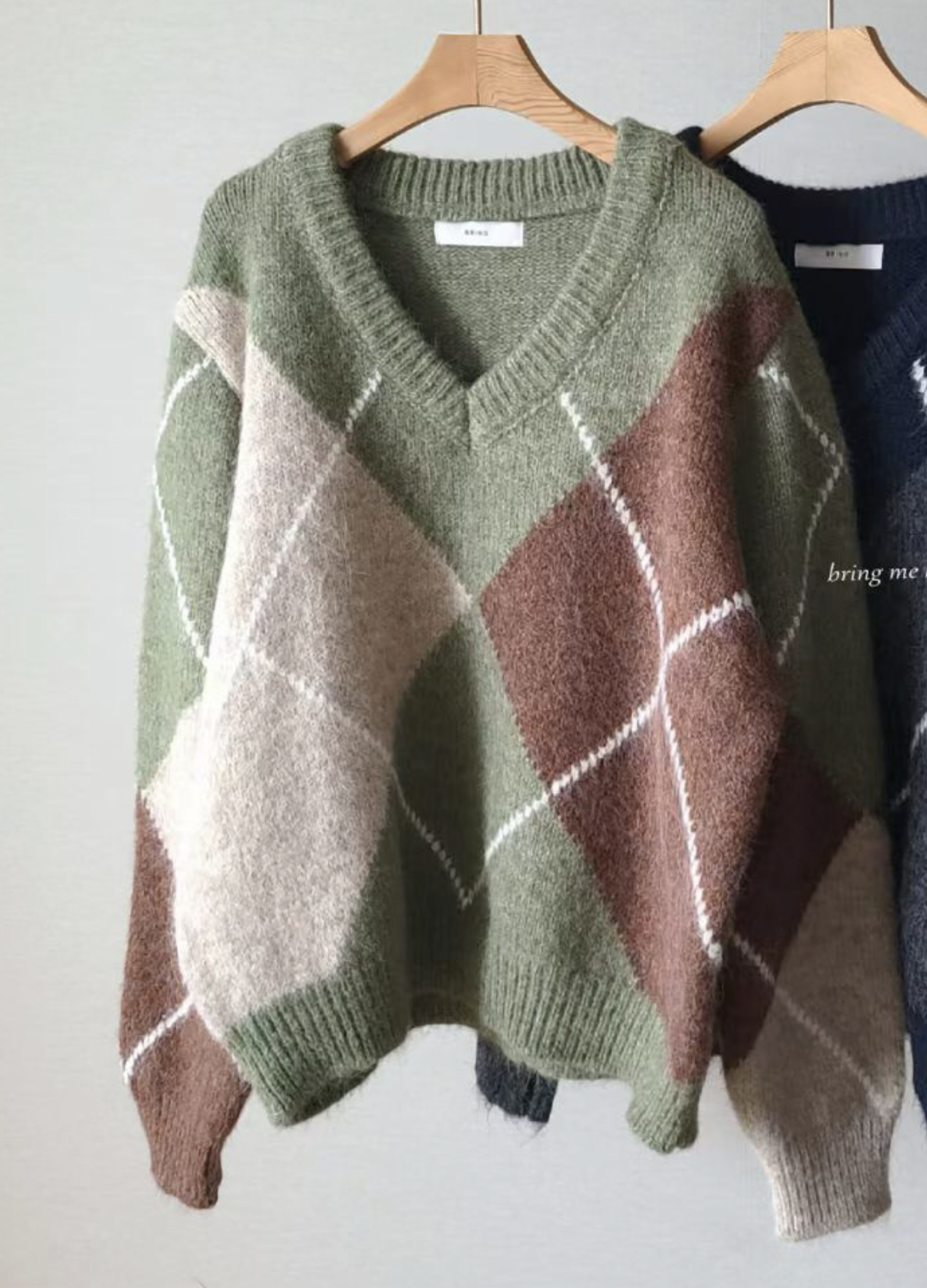 BRING東大門代購女士新品休閑職業熱賣推薦25秋冬人氣針織衫BRING針織衫圖色1