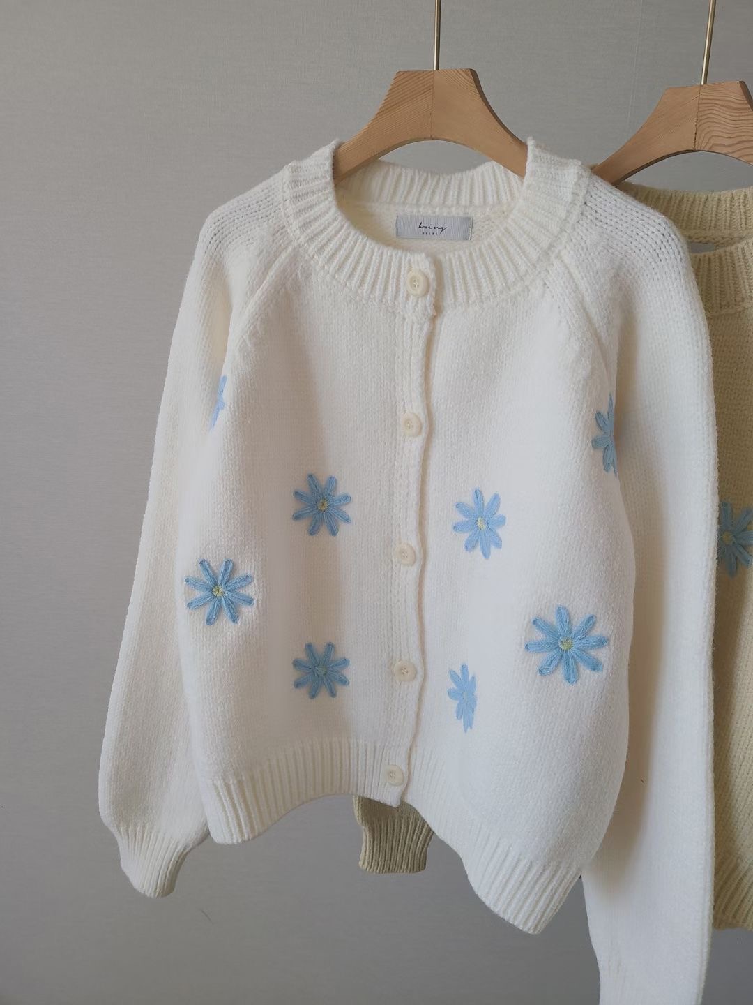 BRING東大門實拍女士新款25秋冬時尚熱賣推薦人氣休閑針織衫BRING針織衫圖色1