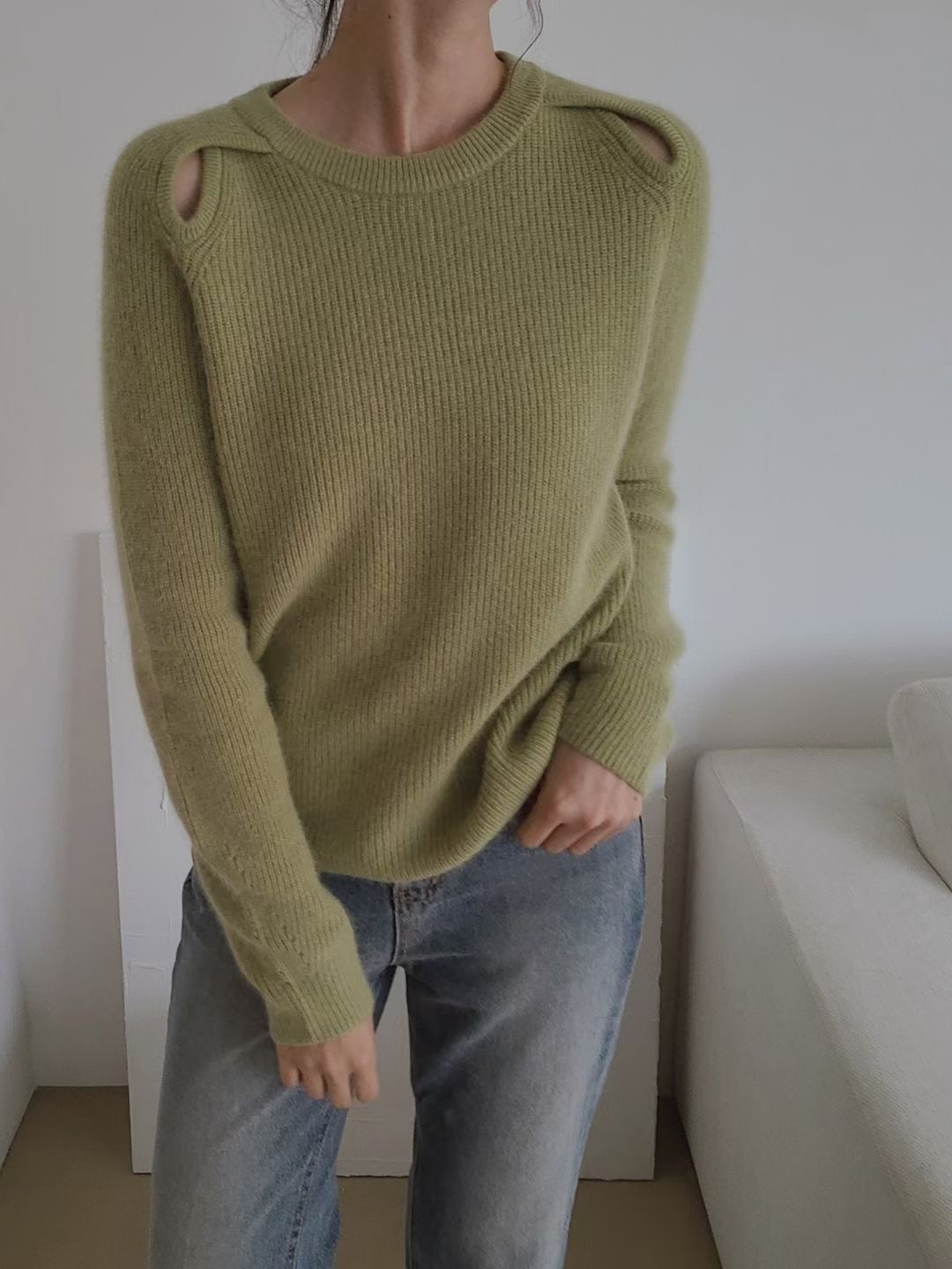 BRING韓國直郵女士新款休閑25秋冬熱賣推薦職業人氣針織衫BRING針織衫圖色2