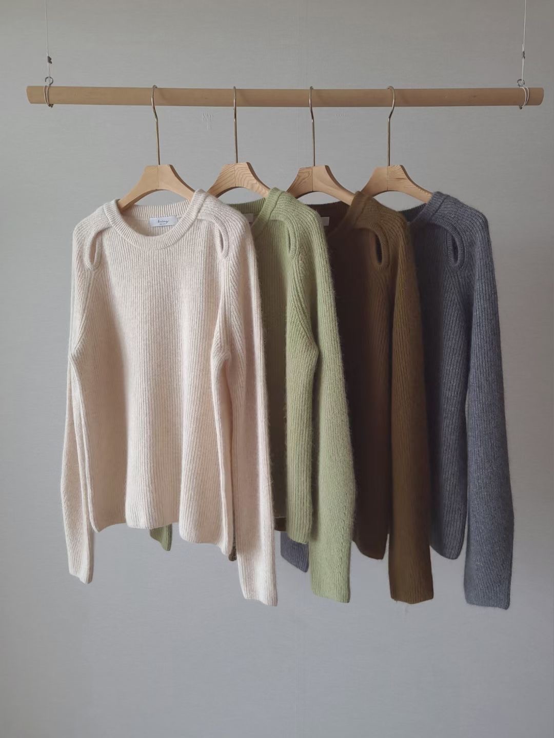 BRING韓國直郵女士新款休閑25秋冬熱賣推薦職業人氣針織衫BRING針織衫圖色4左四色