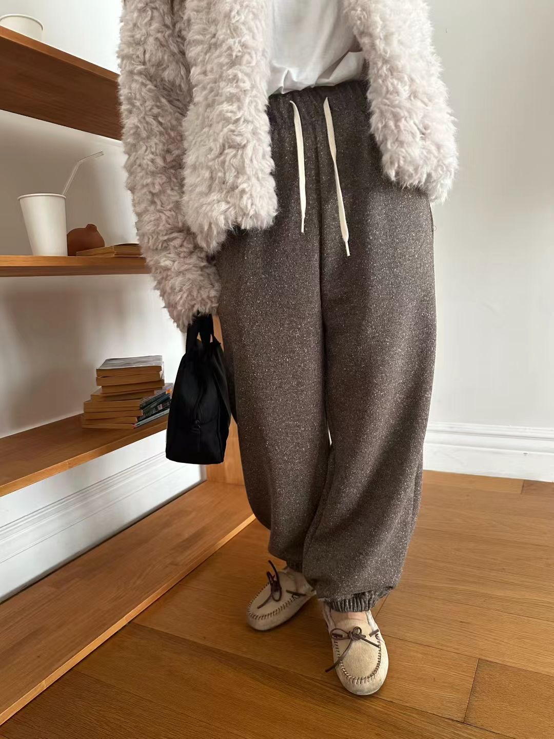 RARASHOW韓國直郵女士新款時尚推薦熱賣25秋冬人氣休閑褲RARASHOW休閑褲圖色1