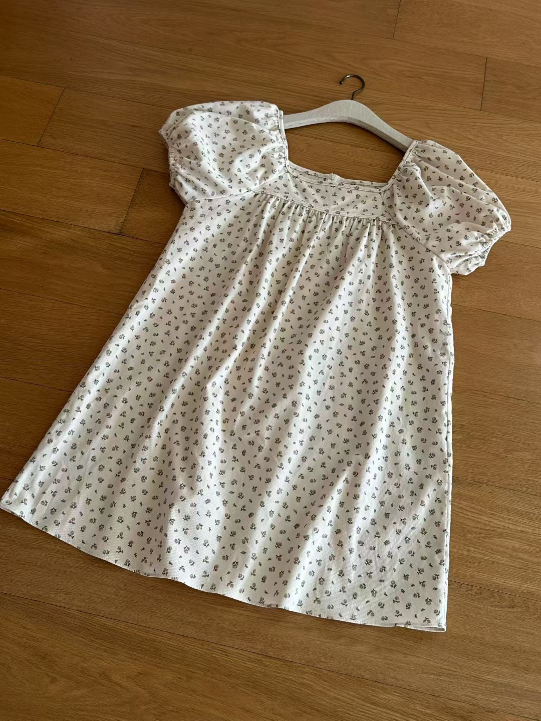 RARASHOW東大門直郵女裝新款人氣時尚休閑連衣裙燈芯絨流蘇RARASHOW連衣裙圖色1