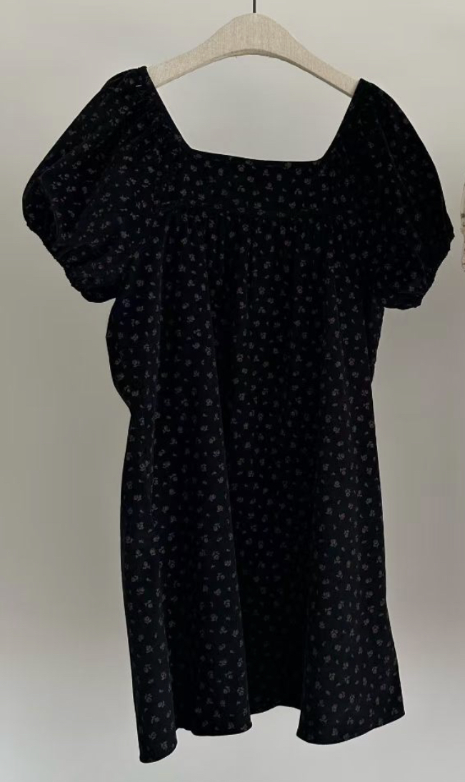 RARASHOW東大門直郵女裝新款人氣時尚休閑連衣裙燈芯絨流蘇RARASHOW連衣裙圖色2