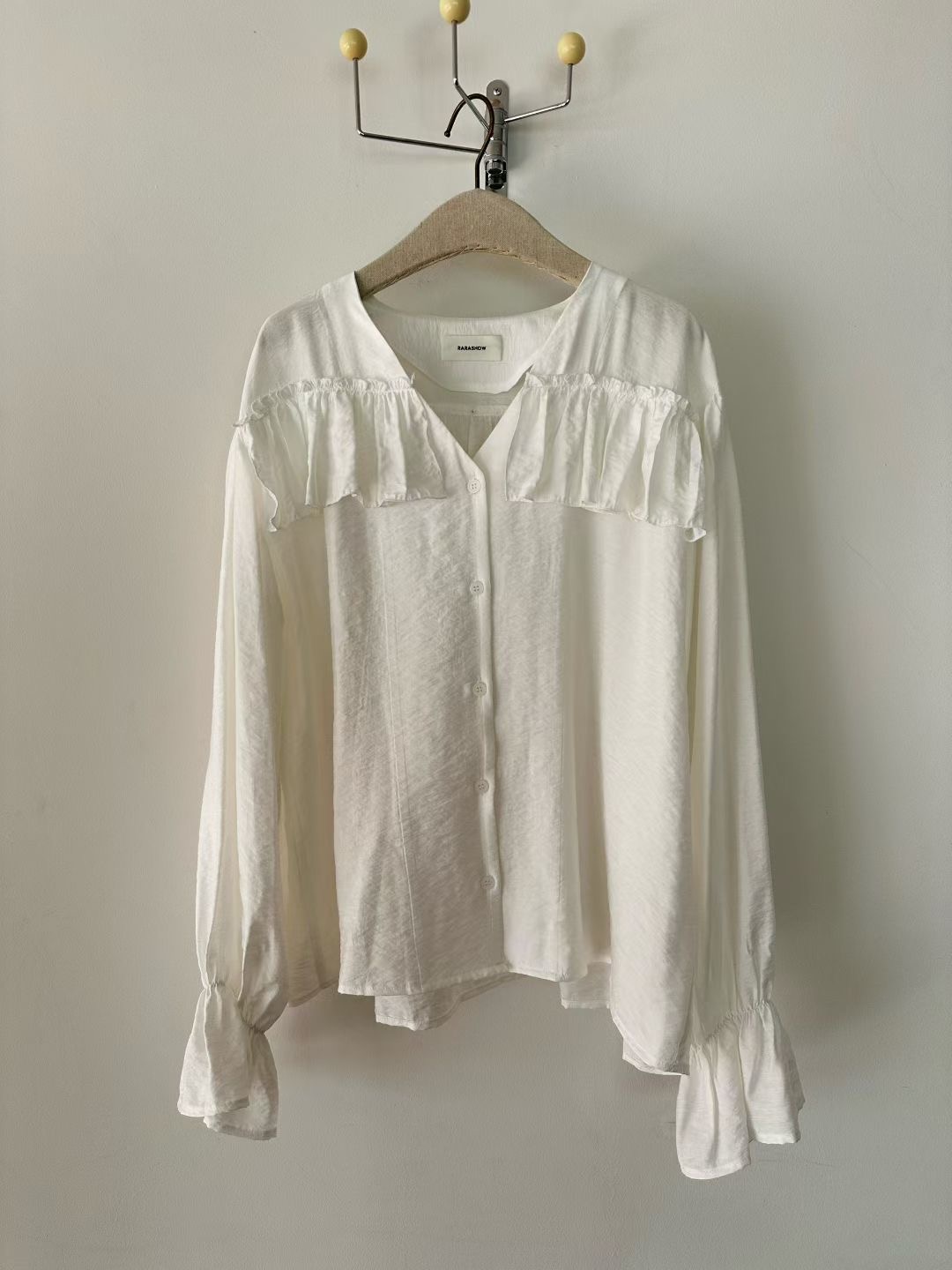 RARASHOW東大門直郵女士新款休閑時尚職業25秋冬襯衫蕾絲衫RARASHOW襯衫/蕾絲衫圖色1