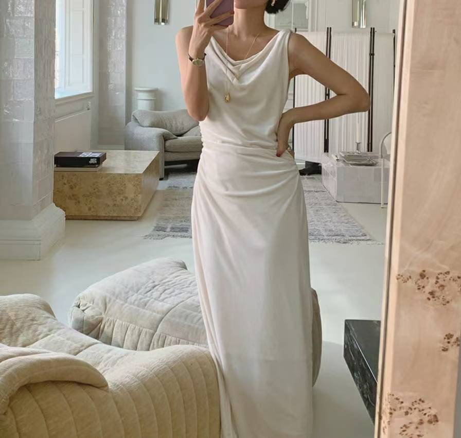 S.W SHOP-에스 더블유샵-T㊣東大門代購女裝新品時尚連衣裙天鵝絨S.W SHOP連衣裙圖色1