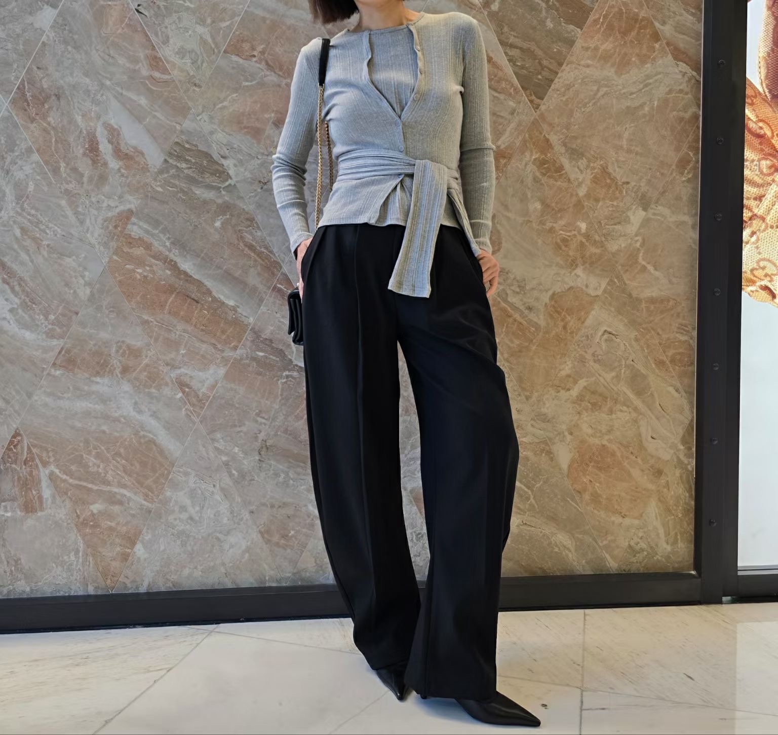 S.W SHOP-에스 더블유샵-T韓國直郵㊣女士新款26春夏長袖T恤S.W SHOP長袖T恤