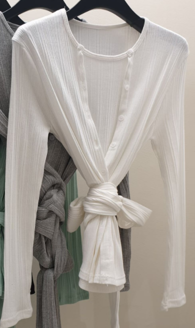 S.W SHOP-에스 더블유샵-T韓國直郵㊣女士新款26春夏長袖T恤S.W SHOP長袖T恤圖色4