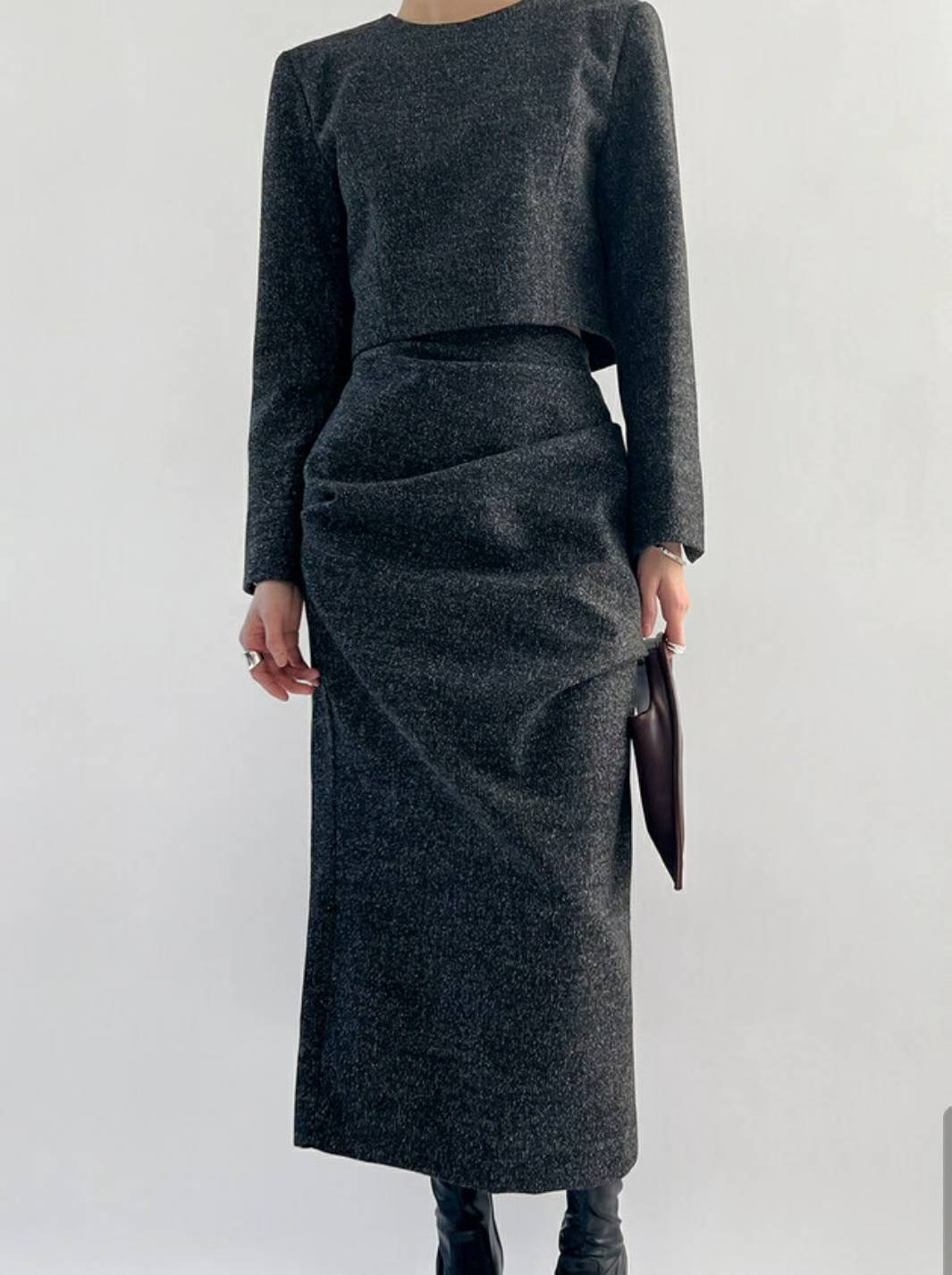 S.W SHOP-에스 더블유샵-T㊣東大門代購女士新款時尚套裝S.W SHOP套裝圖色2