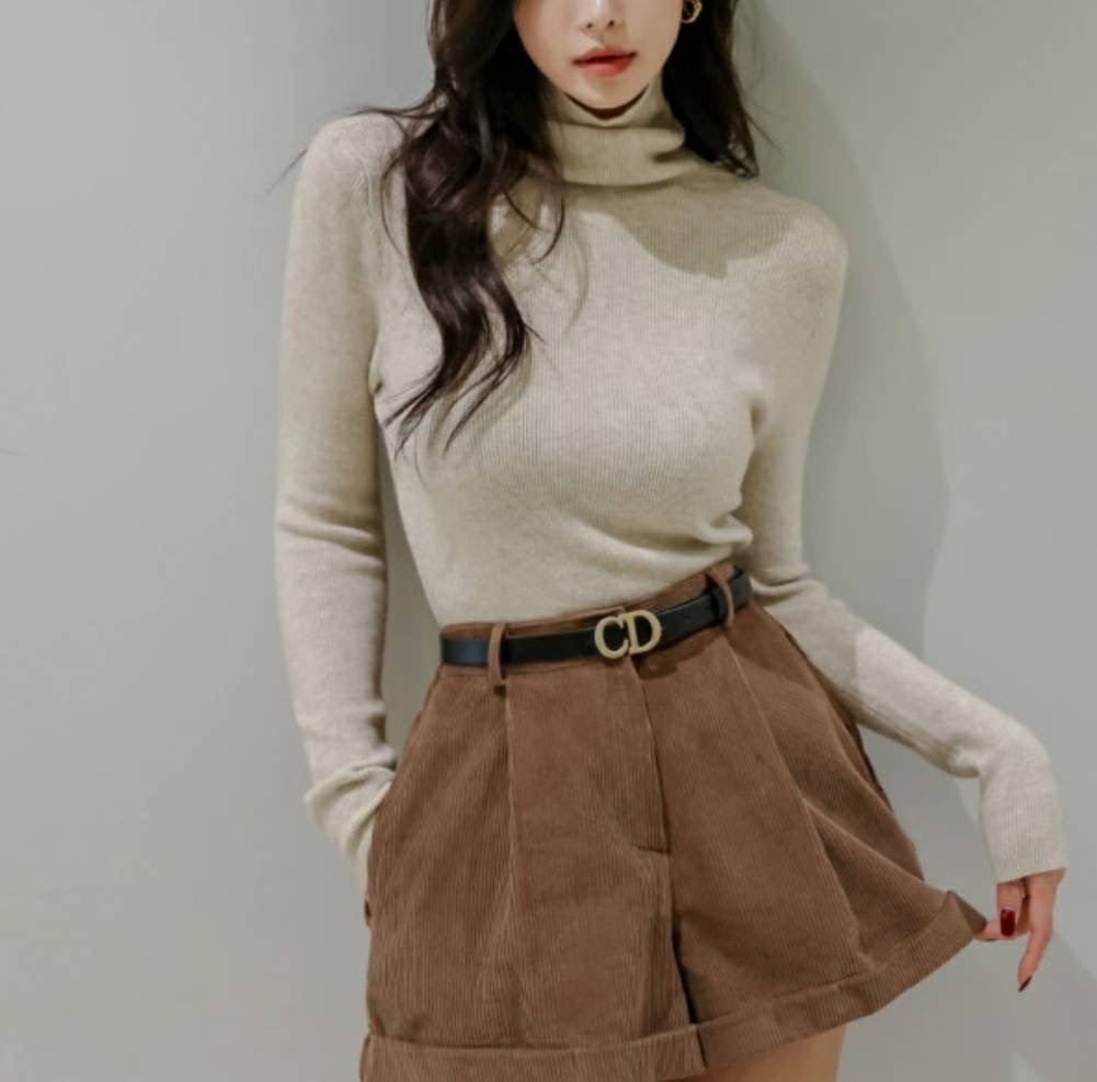 S.W SHOP-에스 더블유샵-T㊣東大門代購女裝新款時尚長袖T恤抓絨S.W SHOP長袖T恤圖色1