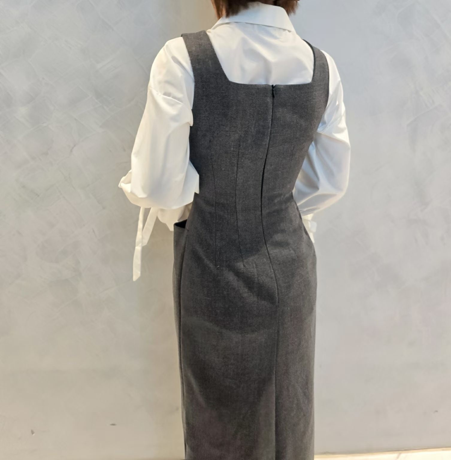 S.W SHOP-에스 더블유샵-T韓國代購㊣女士新款推薦連衣裙不含內搭S.W SHOP連衣裙