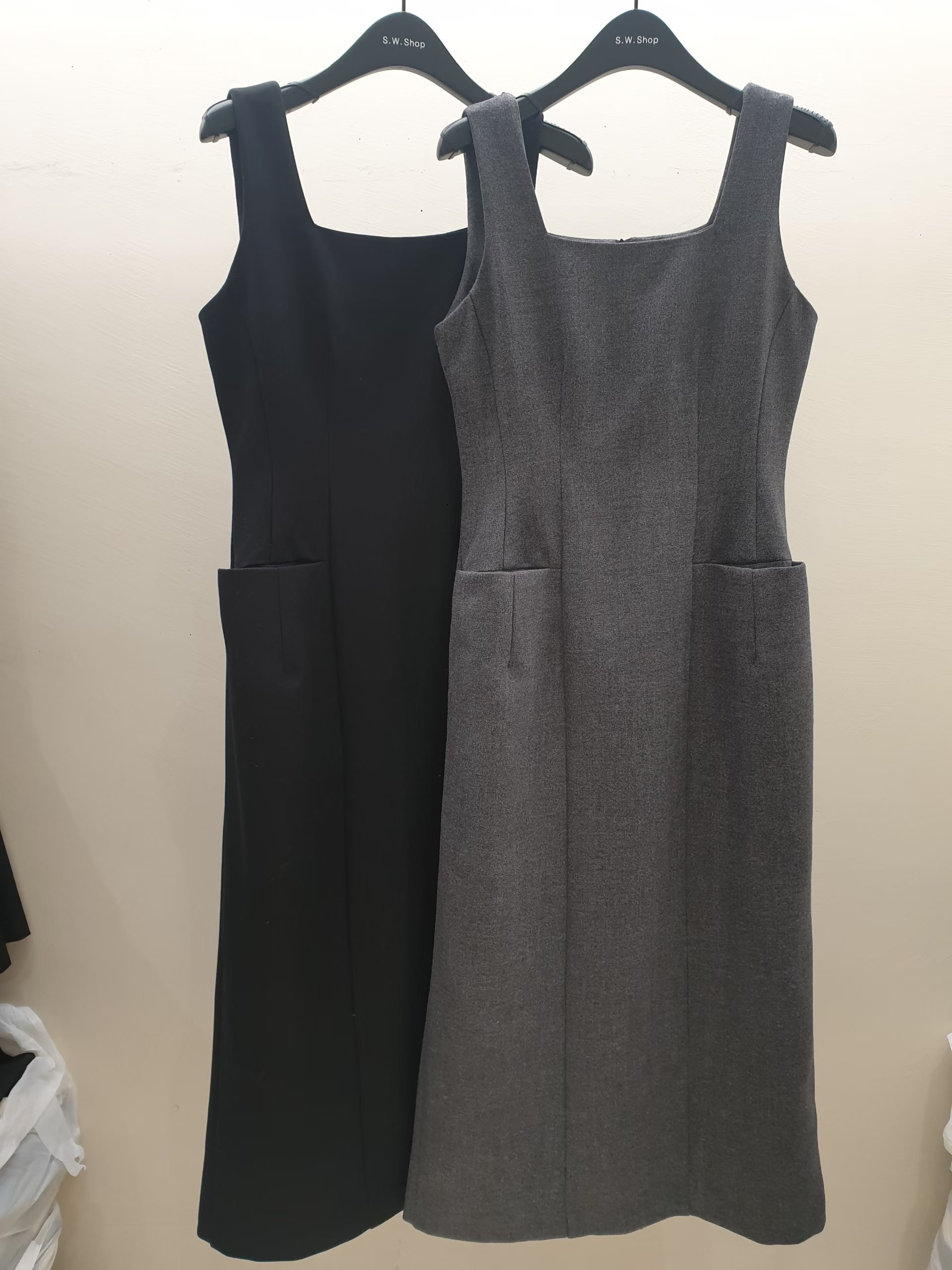 S.W SHOP-에스 더블유샵-T韓國代購㊣女士新款推薦連衣裙不含內搭S.W SHOP連衣裙圖色2