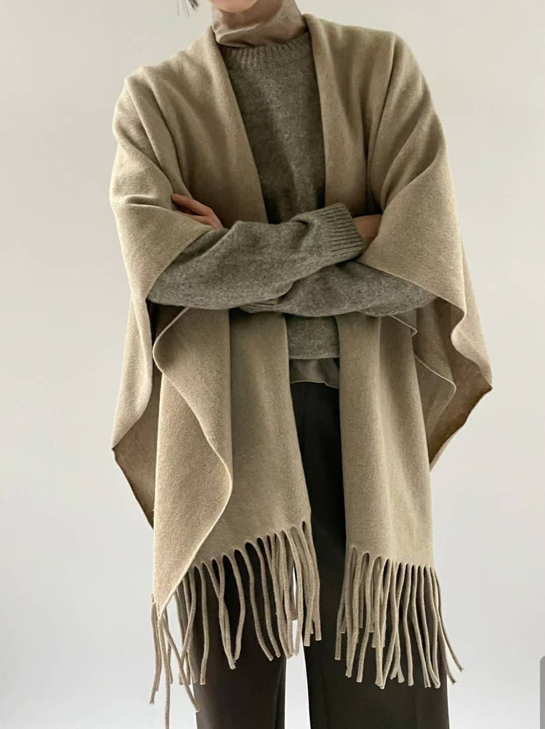 S.W SHOP-에스 더블유샵-T東大門直郵㊣女士新品時尚圍巾披肩S.W SHOP圍巾/披肩圖色1