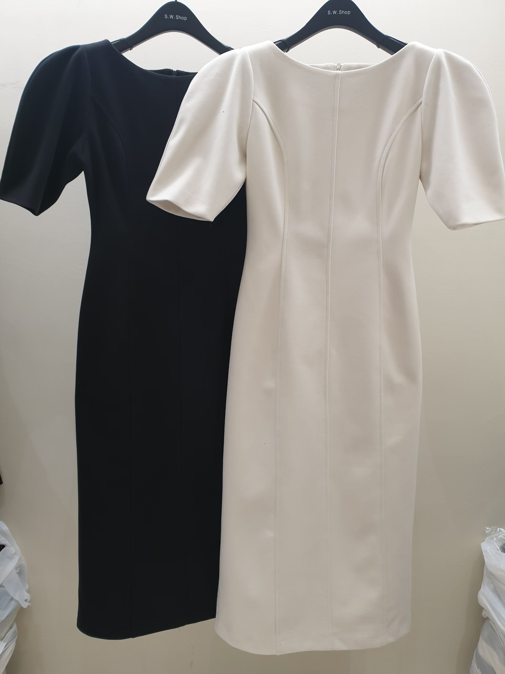 S.W SHOP-에스 더블유샵-T韓國直郵㊣女裝新品休閑連衣裙S.W SHOP連衣裙圖色1左一色