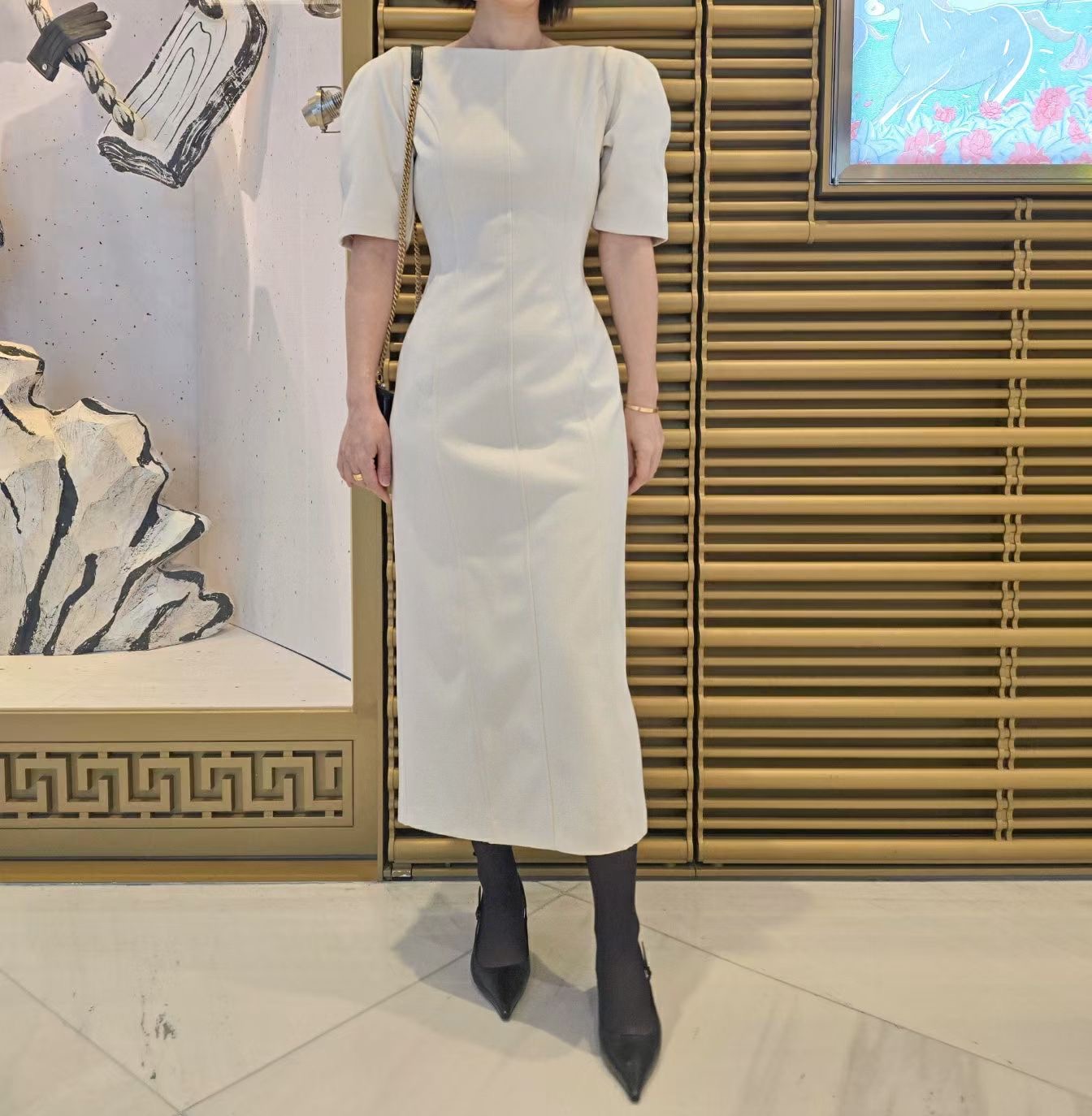 S.W SHOP-에스 더블유샵-T韓國直郵㊣女裝新品休閑連衣裙S.W SHOP連衣裙圖色2