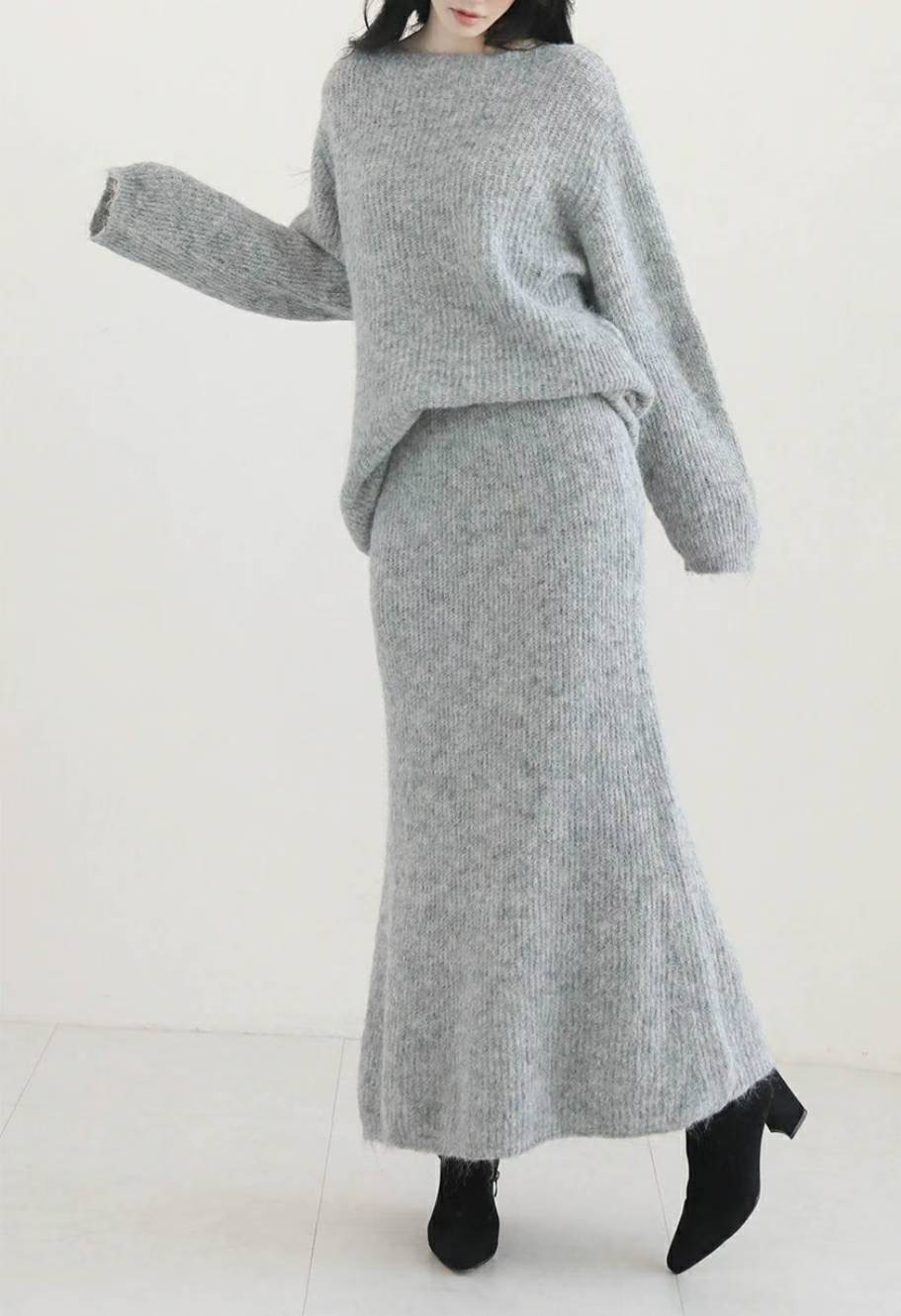 S.W SHOP-에스 더블유샵-T韓國直郵㊣女裝新款時尚套裝船領S.W SHOP套裝