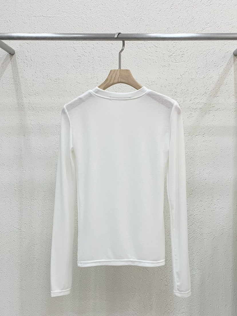 LIGHT AND SALT韓國代購㊣女士新款真品26春夏長袖T恤天絲春款LIGHT AND SALT長袖T恤