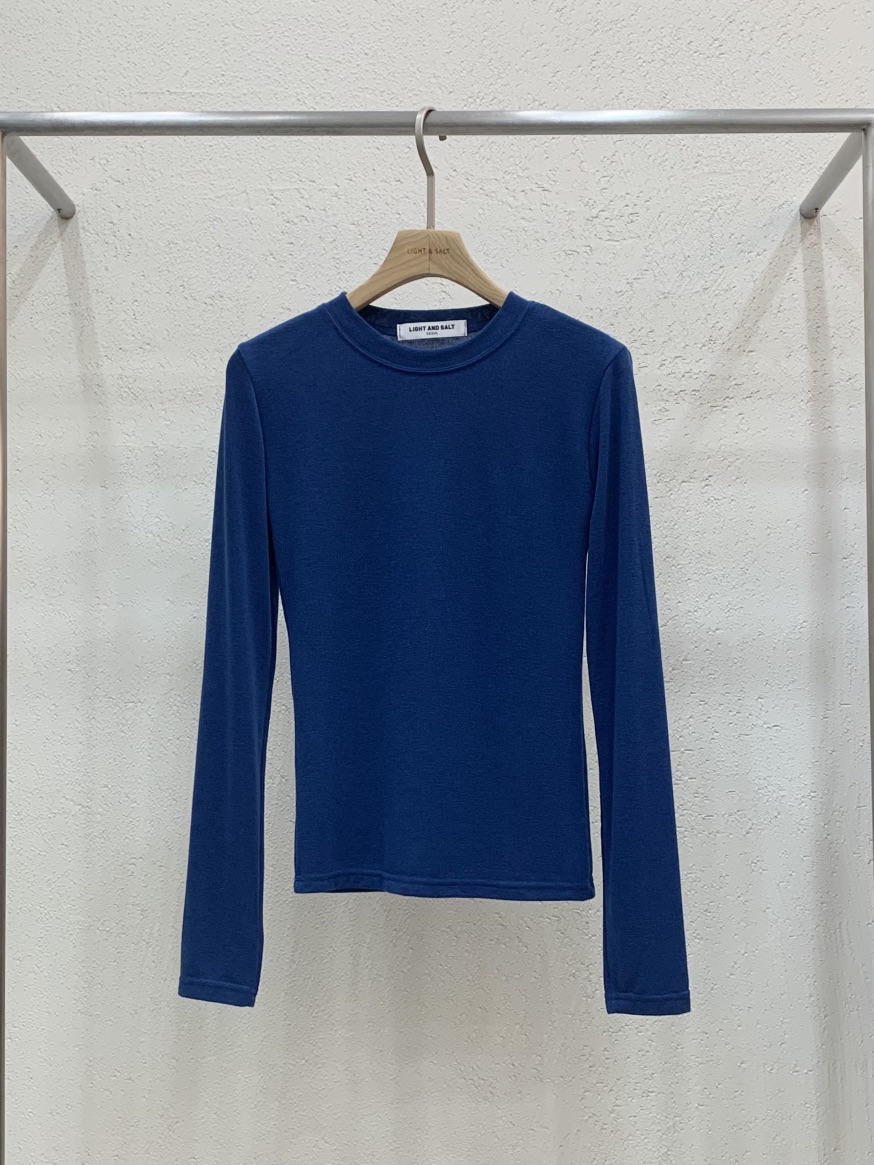 LIGHT AND SALT韓國代購㊣女士新款真品26春夏長袖T恤天絲春款LIGHT AND SALT長袖T恤圖色8