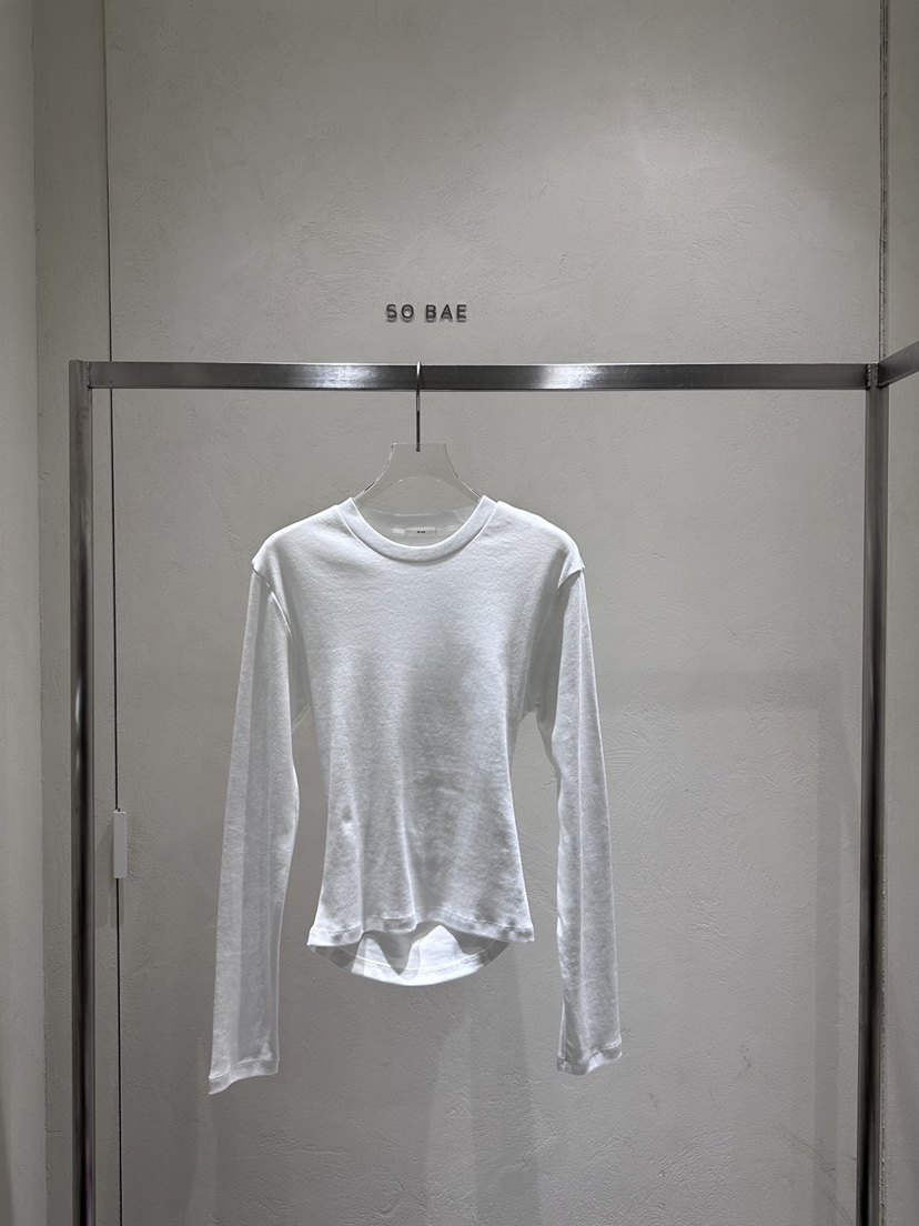 SO BAE㊣東大門代購女士新品時尚推薦熱賣真品長袖T恤春款SO BAE長袖T恤圖色1