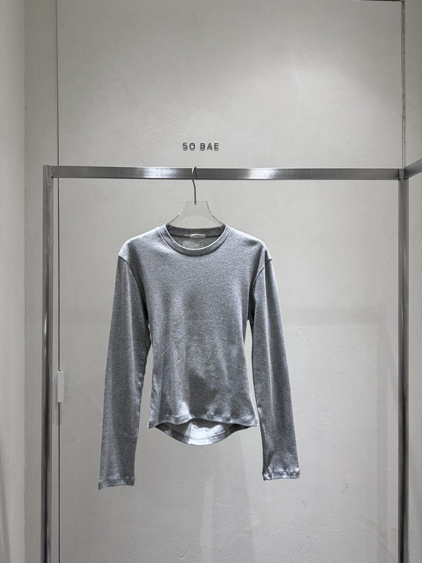 SO BAE㊣東大門代購女士新品時尚推薦熱賣真品長袖T恤春款SO BAE長袖T恤圖色2