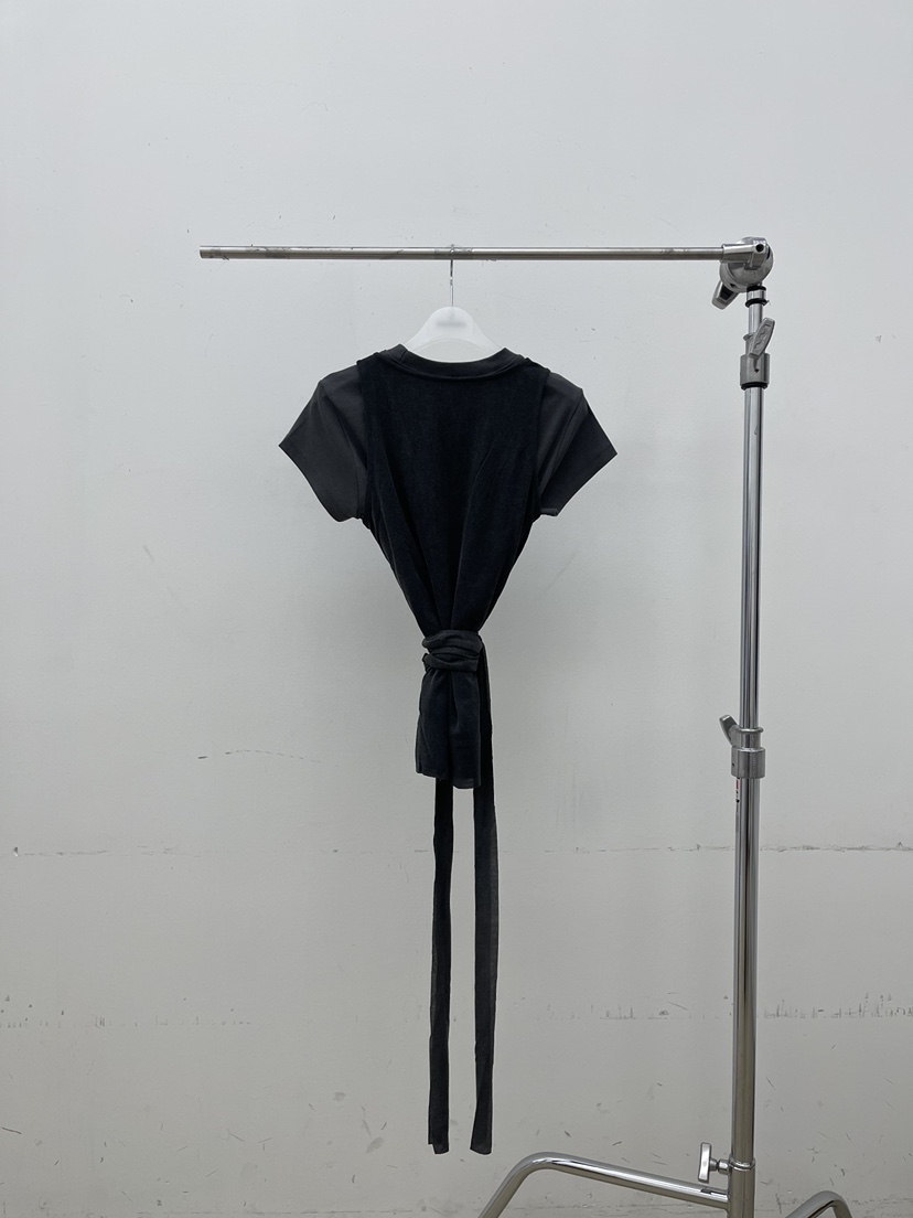 ATMOSPHERE韓國代購㊣女裝新款休閑時尚26春夏推薦T恤假兩件ATMOSPHERE/BLINGT恤