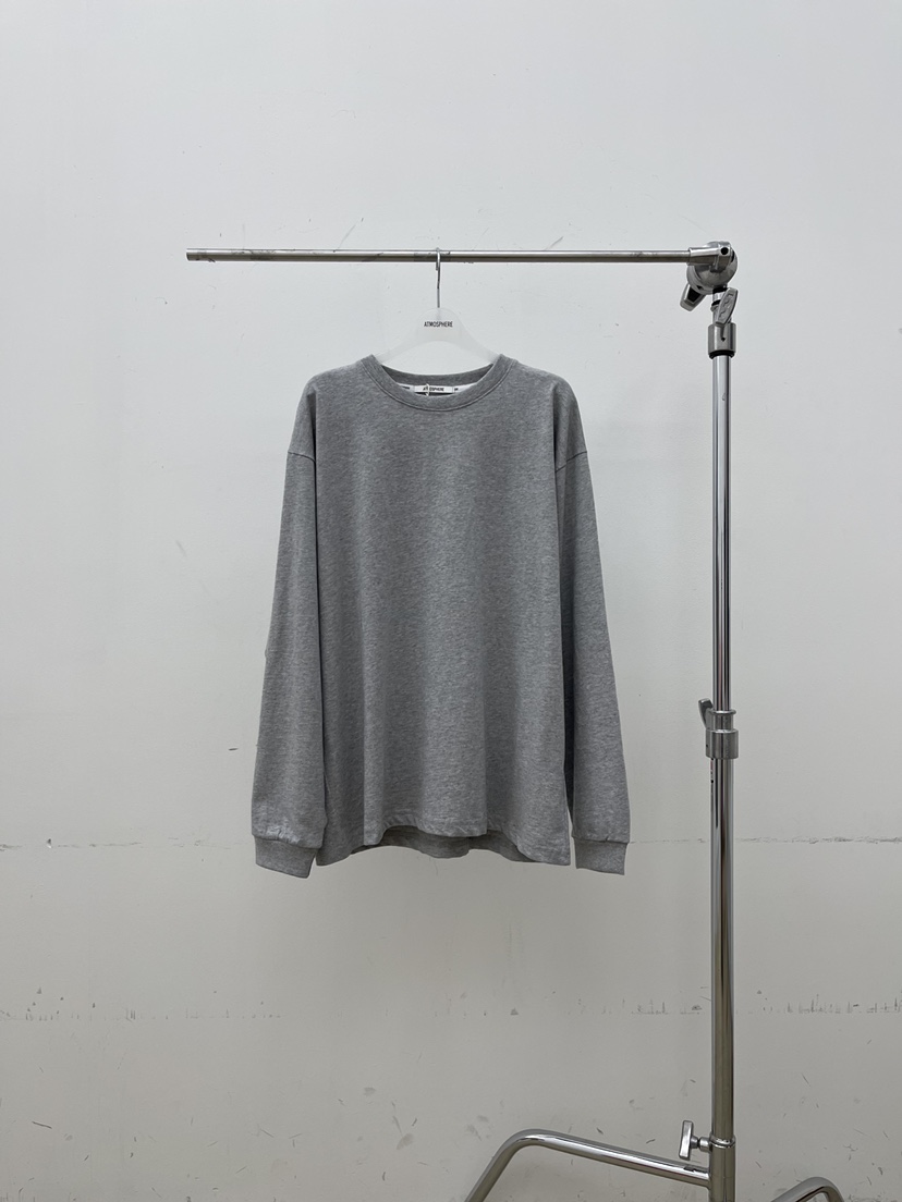 ATMOSPHERE㊣東大門代購女士新款人氣職業26春夏長袖T恤刺繡ATMOSPHERE/BLING長袖T恤