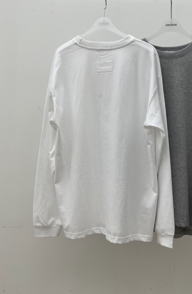 ATMOSPHERE㊣東大門代購女士新款人氣職業26春夏長袖T恤刺繡ATMOSPHERE/BLING長袖T恤圖色2