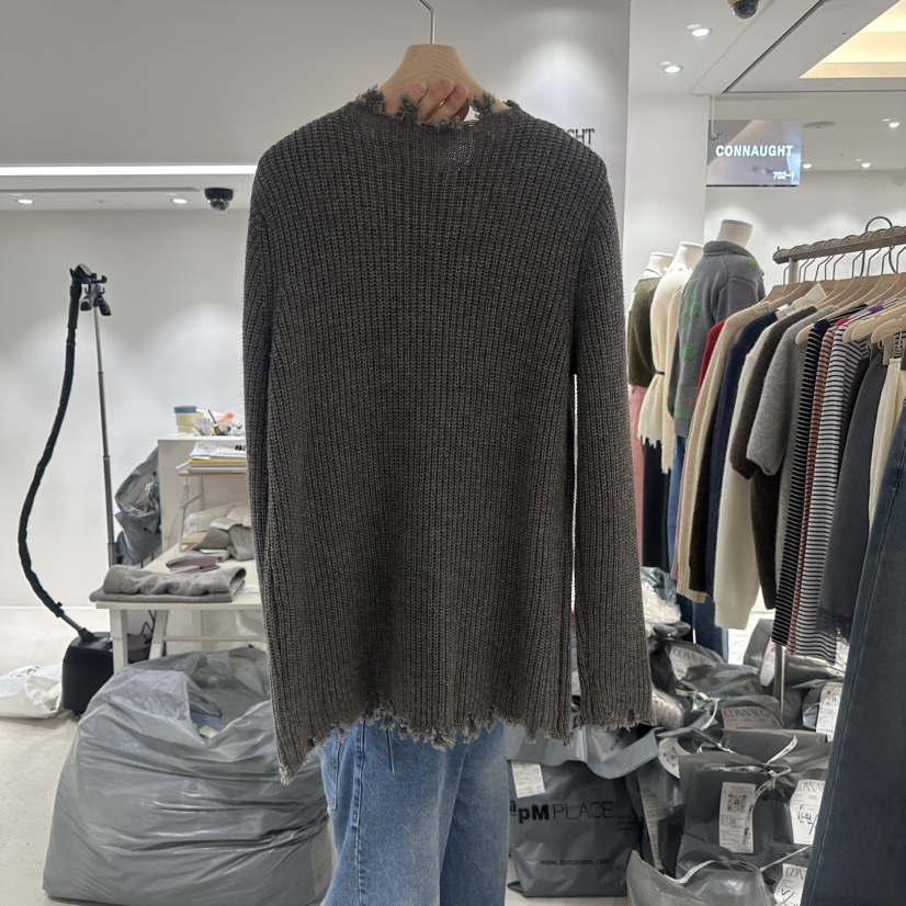 CONNAUGHT/DAILYJUD㊣東大門實拍女裝新款推薦針織衫不含腰帶CONNAUGHT/DAILYJUD針織衫