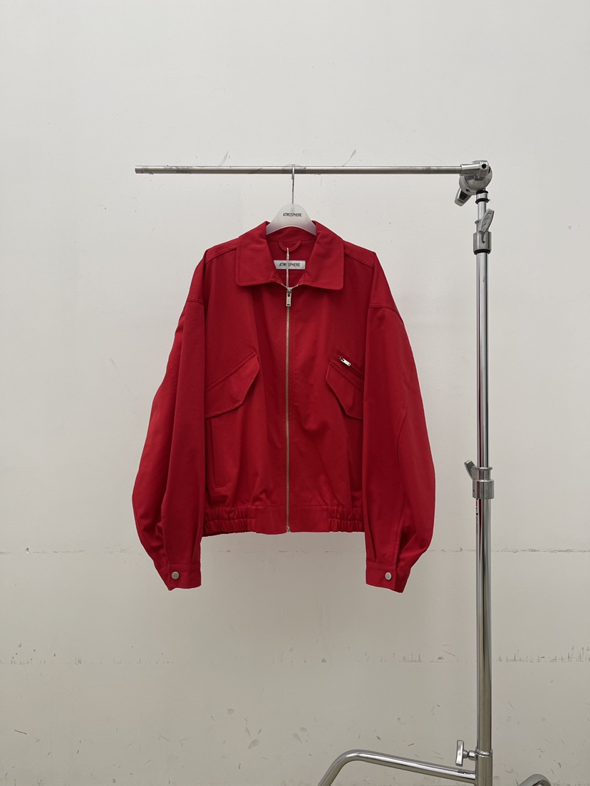 ATMOSPHERE㊣東大門實拍女士新品休閑真品夾克斜紋棉布棉質ATMOSPHERE/BLING夾克圖色1