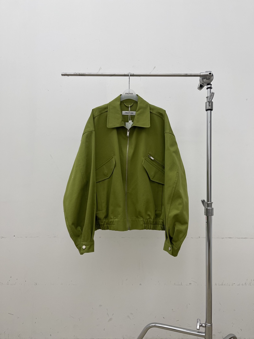 ATMOSPHERE㊣東大門實拍女士新品休閑真品夾克斜紋棉布棉質ATMOSPHERE/BLING夾克圖色2