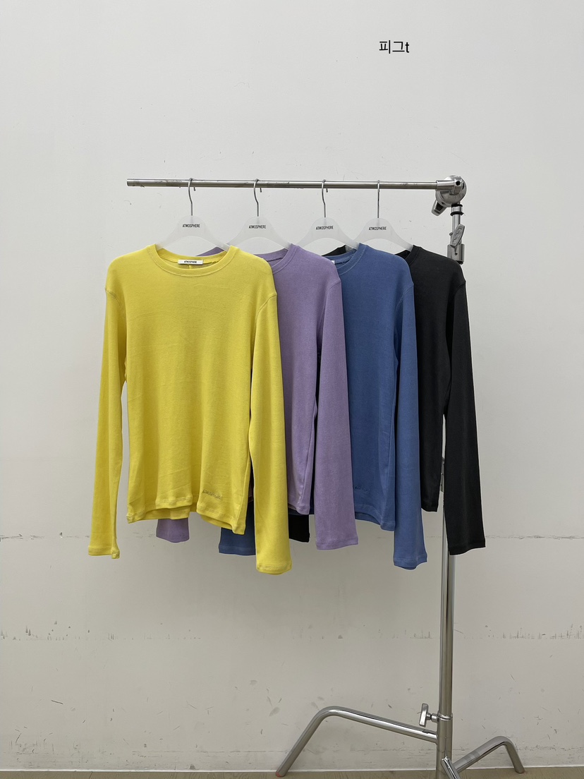 ATMOSPHERE韓國代購㊣女裝新品時尚人氣推薦休閑真品長袖T恤ATMOSPHERE/BLING長袖T恤