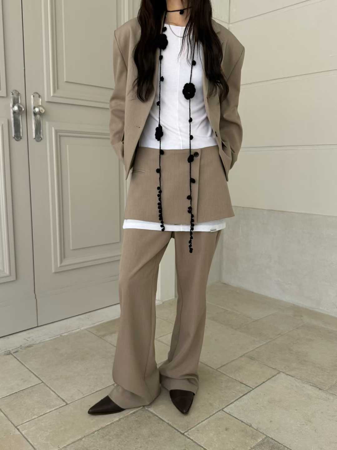 ATMOSPHERE韓國直郵㊣女裝新品26春夏真品熱賣圍巾披肩圍巾ATMOSPHERE/BLING圍巾/披肩圖色1