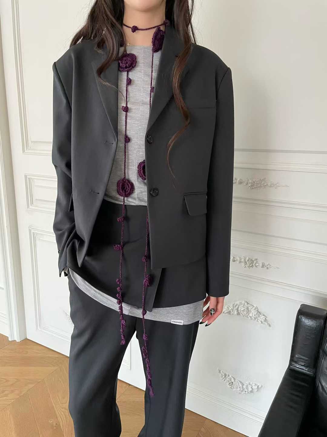 ATMOSPHERE韓國直郵㊣女裝新品26春夏真品熱賣圍巾披肩圍巾ATMOSPHERE/BLING圍巾/披肩圖色2