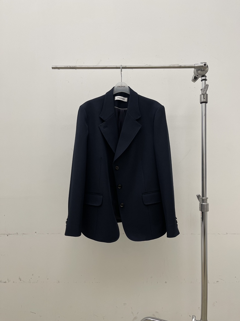 ATMOSPHERE㊣東大門代購女士新款職業真品時尚熱賣推薦夾克ATMOSPHERE/BLING夾克圖色2藏藍