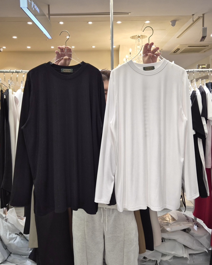 WORK SHOP㊣東大門實拍女裝新品熱賣時尚推薦人氣長袖T恤春款Work_shop長袖T恤