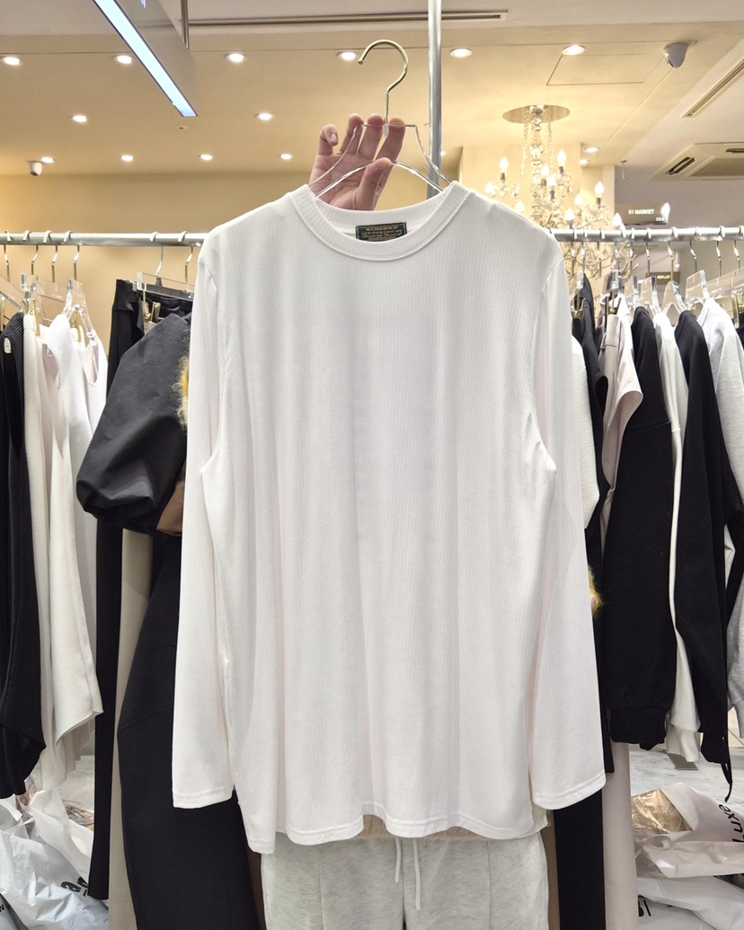 WORK SHOP㊣東大門實拍女裝新品熱賣時尚推薦人氣長袖T恤春款Work_shop長袖T恤圖色1