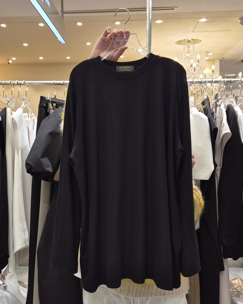 WORK SHOP㊣東大門實拍女裝新品熱賣時尚推薦人氣長袖T恤春款Work_shop長袖T恤圖色2